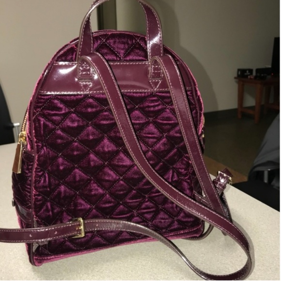 Michael Kors Red Rhea Backpack